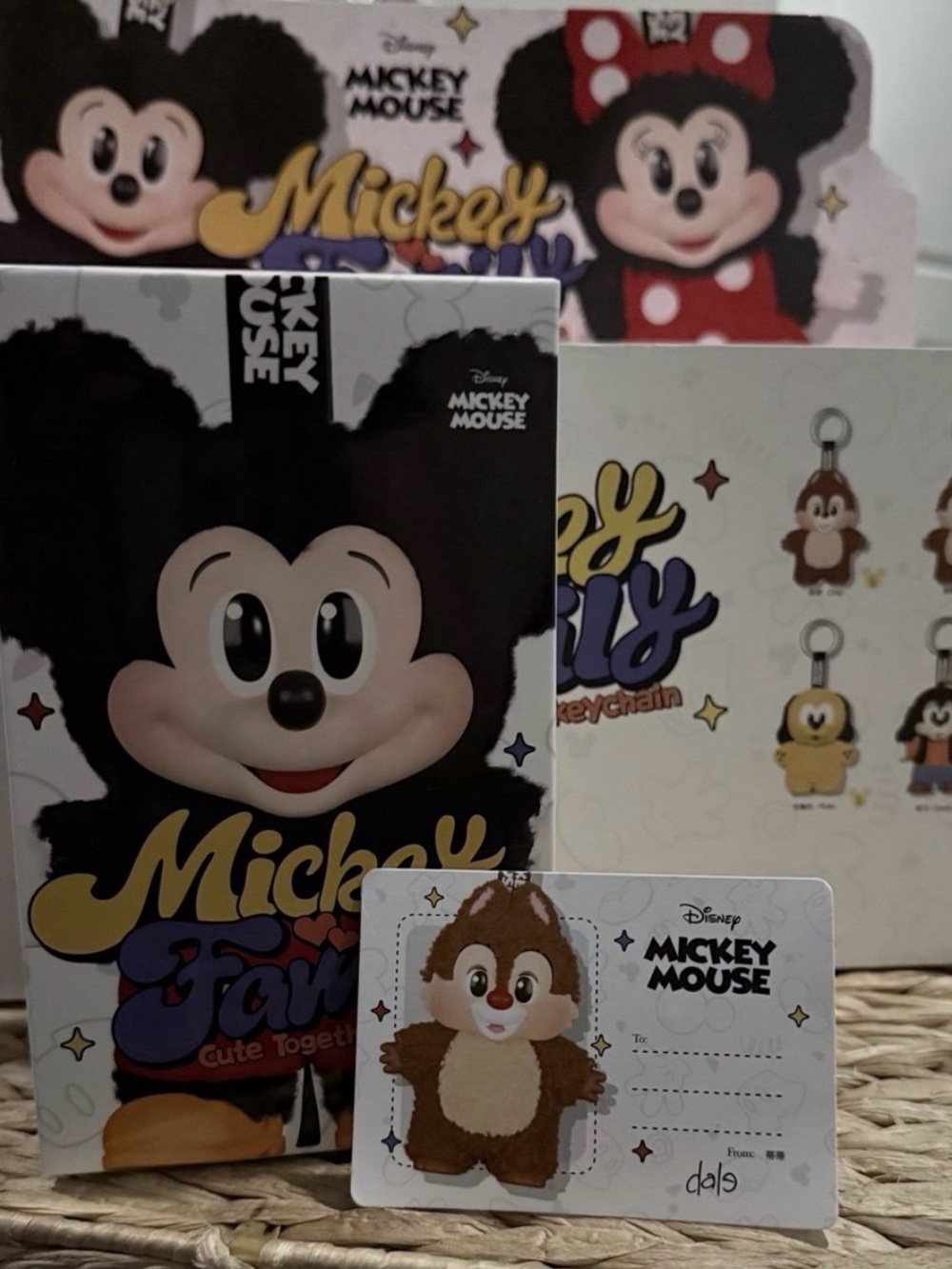 Pop Mart Mickey Family Cute Together Keychain- Dale Confirmed